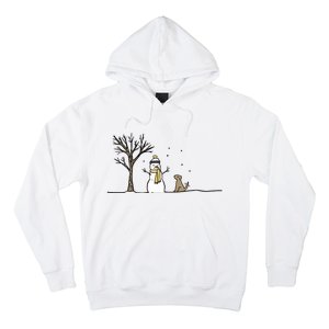 Christmas Dog Christmas Snowman Holiday Dog Hoodie