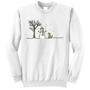 Christmas Dog Christmas Snowman Holiday Dog Sweatshirt