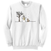 Christmas Dog Christmas Snowman Holiday Dog Sweatshirt