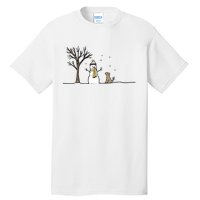 Christmas Dog Christmas Snowman Holiday Dog Tall T-Shirt