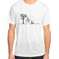 Christmas Dog Christmas Snowman Holiday Dog Adult ChromaSoft Performance T-Shirt