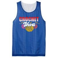 Crochet Diva Crocheter And Crocheting Lover Funny Gift Mesh Reversible Basketball Jersey Tank