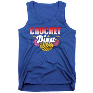 Crochet Diva Crocheter And Crocheting Lover Funny Gift Tank Top