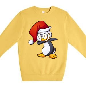 Christmas Dabbing Premium Crewneck Sweatshirt