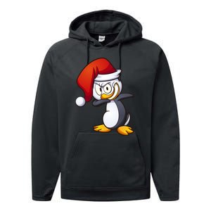 Christmas Dabbing Performance Fleece Hoodie