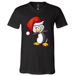 Christmas Dabbing V-Neck T-Shirt