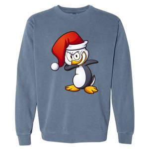 Christmas Dabbing Garment-Dyed Sweatshirt