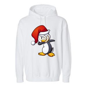 Christmas Dabbing Garment-Dyed Fleece Hoodie