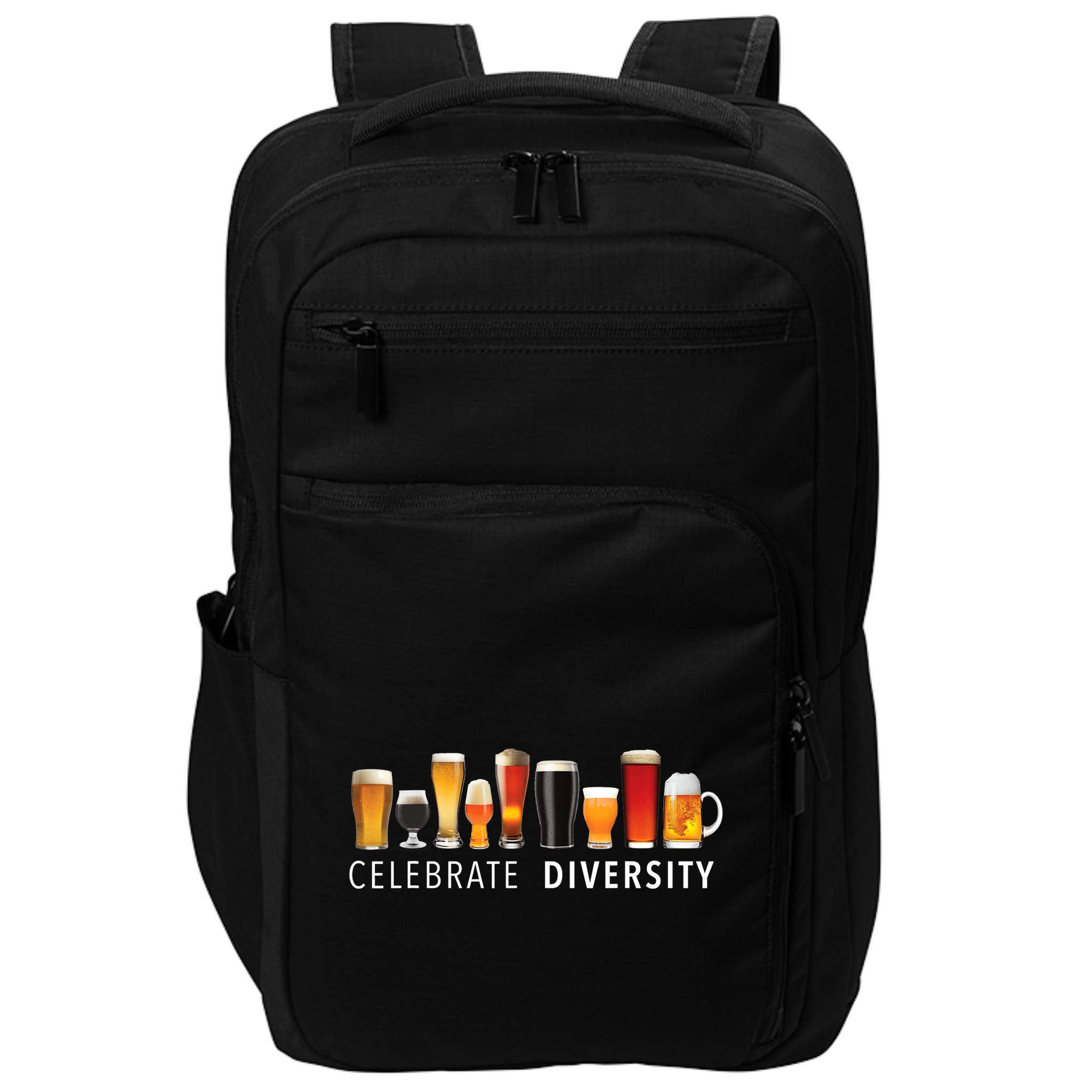 Celebrate Diversity Craft Beer Drinking Impact Tech Backpack