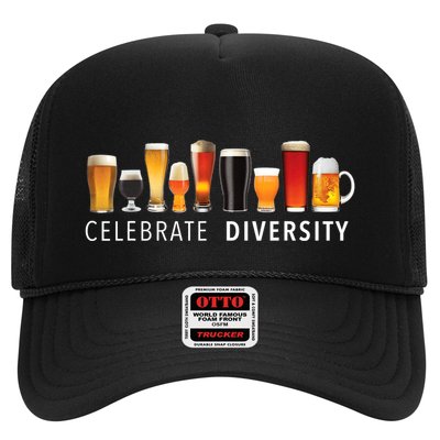 Celebrate Diversity Craft Beer Drinking Trucker Hat