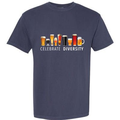 Celebrate Diversity Craft Beer Drinking Garment-Dyed Heavyweight T-Shirt