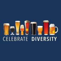 Celebrate Diversity Craft Beer Drinking Cooling Performance Crew T-Shirt
