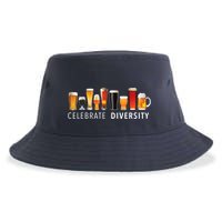 Celebrate Diversity Craft Beer Drinking Sustainable Bucket Hat
