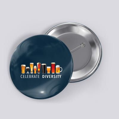 Celebrate Diversity Craft Beer Drinking Button