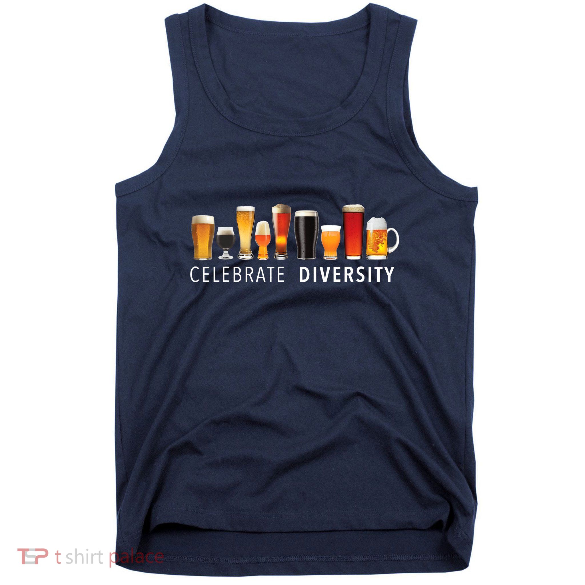 Celebrate Diversity Craft Beer Drinking Tank Top