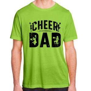 Cheer Dad Cheerleading Dad Of A Cheerleader Father Cool Gift Adult ChromaSoft Performance T-Shirt