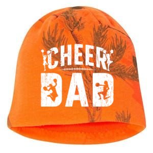 Cheer Dad Cheerleading Dad Of A Cheerleader Father Cool Gift Kati - Camo Knit Beanie