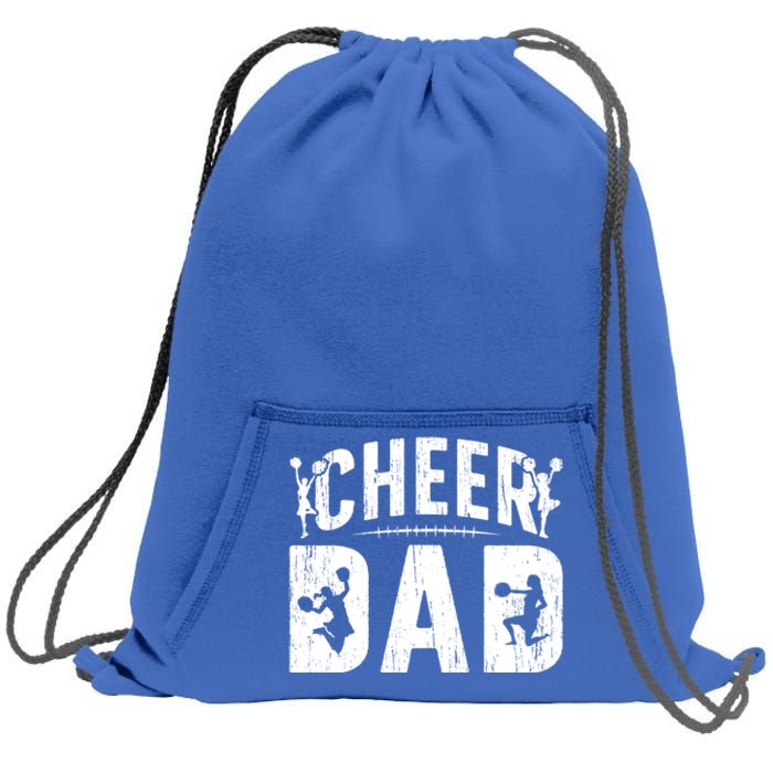 Cheer Dad Cheerleading Dad Of A Cheerleader Father Cool Gift Sweatshirt Cinch Pack Bag