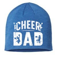 Cheer Dad Cheerleading Dad Of A Cheerleader Father Cool Gift Sustainable Beanie