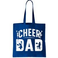 Cheer Dad Cheerleading Dad Of A Cheerleader Father Cool Gift Tote Bag