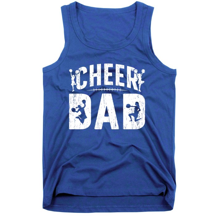 Cheer Dad Cheerleading Dad Of A Cheerleader Father Cool Gift Tank Top