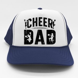 Cheer Dad Cheerleading Dad Of A Cheerleader Father Cool Gift Trucker Hat