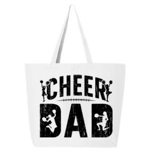 Cheer Dad Cheerleading Dad Of A Cheerleader Father Cool Gift 25L Jumbo Tote