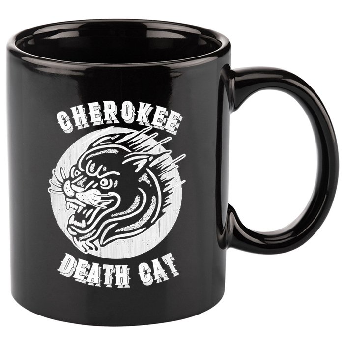 Cherokee Death Cat Cryptozoology Cryptid Folklore Gift 11oz C Handle Ceramic Mug