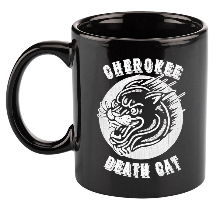 Cherokee Death Cat Cryptozoology Cryptid Folklore Gift 11oz C Handle Ceramic Mug