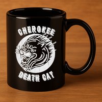 Cherokee Death Cat Cryptozoology Cryptid Folklore Gift 11oz C Handle Ceramic Mug