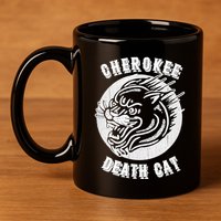 Cherokee Death Cat Cryptozoology Cryptid Folklore Gift 11oz C Handle Ceramic Mug