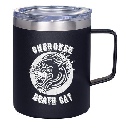 Cherokee Death Cat Cryptozoology Cryptid Folklore Gift 12oz Stainless Steel Coffee Mug