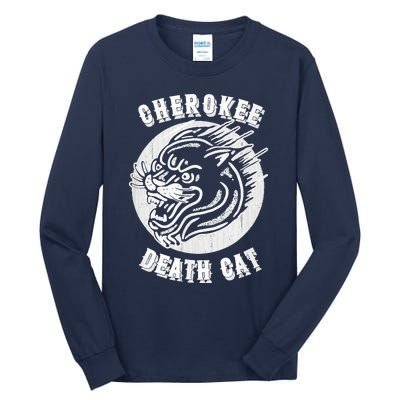 Cherokee Death Cat Cryptozoology Cryptid Folklore Gift Tall Long Sleeve T-Shirt