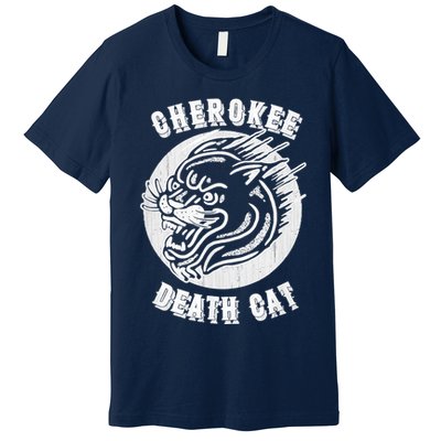 Cherokee Death Cat Cryptozoology Cryptid Folklore Gift Premium T-Shirt