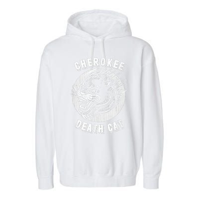 Cherokee Death Cat Cryptozoology Cryptid Folklore Gift Garment-Dyed Fleece Hoodie