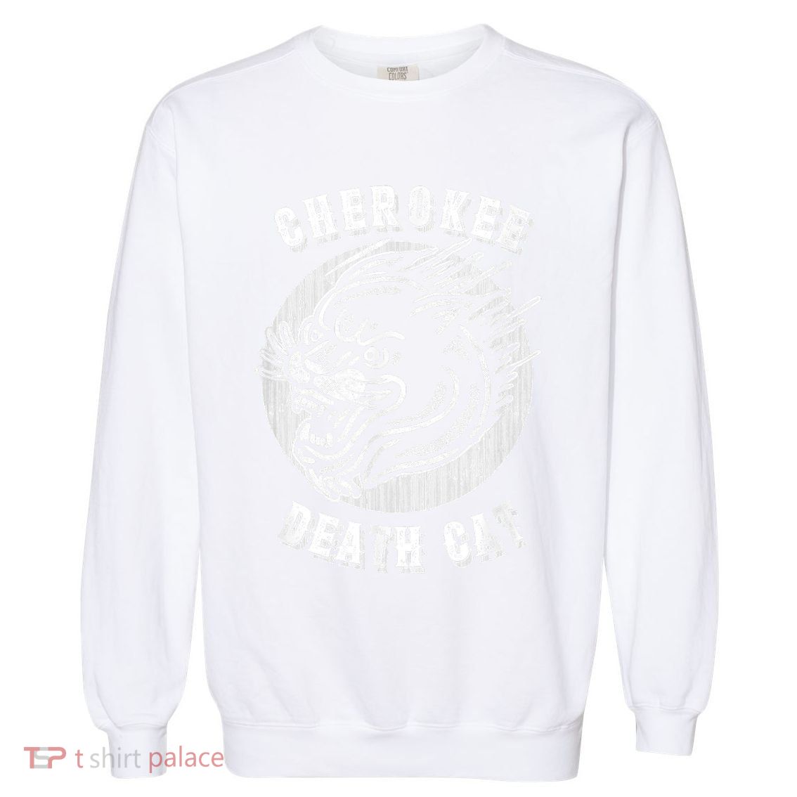 Cherokee Death Cat Cryptozoology Cryptid Folklore Gift Garment-Dyed Sweatshirt