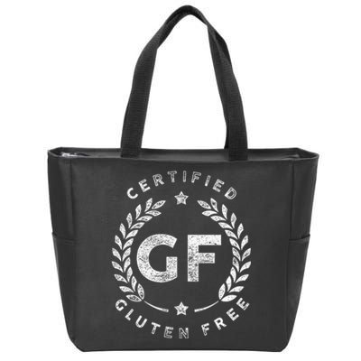 Celiac Disease Certified Gluten Free Zip Tote Bag