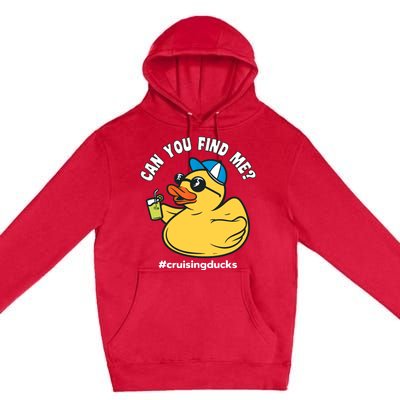 Cruising Ducks, Can You Find Me?, Cruise Duck Premium Pullover Hoodie