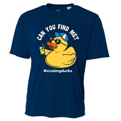 Cruising Ducks, Can You Find Me?, Cruise Duck Cooling Performance Crew T-Shirt