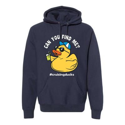 Cruising Ducks, Can You Find Me?, Cruise Duck Premium Hoodie