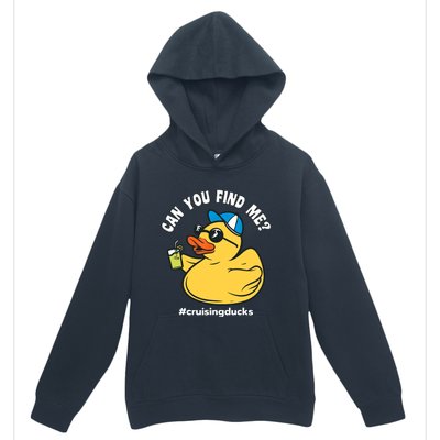 Cruising Ducks, Can You Find Me?, Cruise Duck Urban Pullover Hoodie