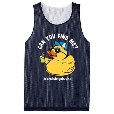 Cruising Ducks, Can You Find Me?, Cruise Duck Mesh Reversible Basketball Jersey Tank