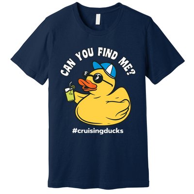 Cruising Ducks, Can You Find Me?, Cruise Duck Premium T-Shirt