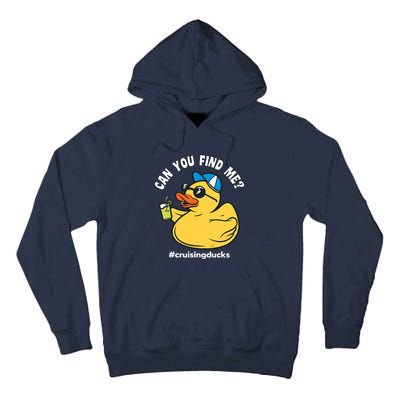 Cruising Ducks, Can You Find Me?, Cruise Duck Tall Hoodie