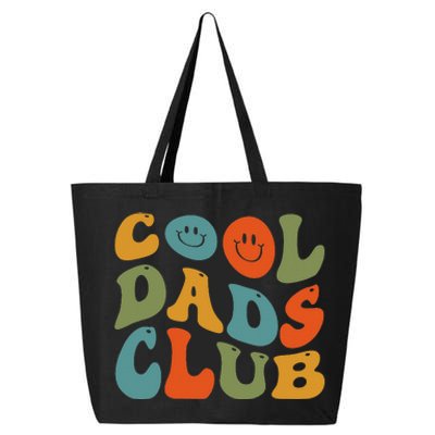 Cool Dads Club Fathers Day Groovy Retro Best Dad Ever Funny 25L Jumbo Tote