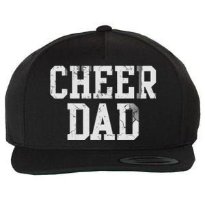 Cheer Dad Cheer leading Cheer Leading Dad Father Wool Snapback Cap