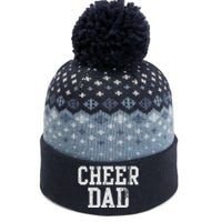 Cheer Dad Cheer leading Cheer Leading Dad Father The Baniff Cuffed Pom Beanie