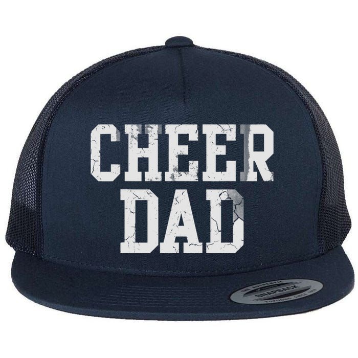 Cheer Dad Cheer leading Cheer Leading Dad Father Flat Bill Trucker Hat