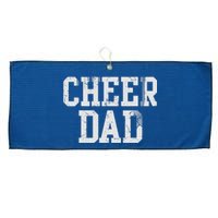 Cheer Dad Cheer leading Cheer Leading Dad Father Large Microfiber Waffle Golf Towel