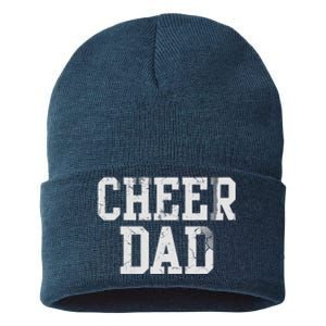 Cheer Dad Cheer leading Cheer Leading Dad Father Sustainable Knit Beanie